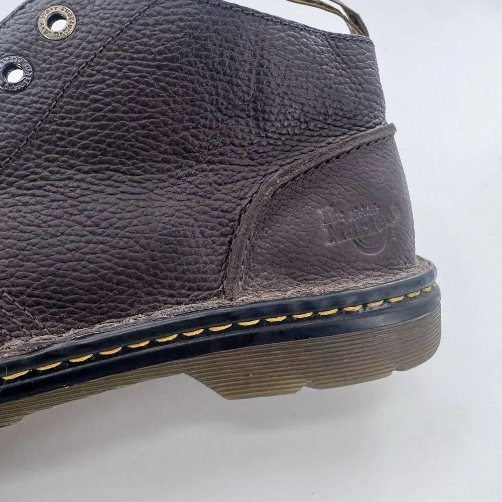 Dr. Martens Sussex Dark Brown Pebbled Leather Men's Size US 11 Chukka Boots
